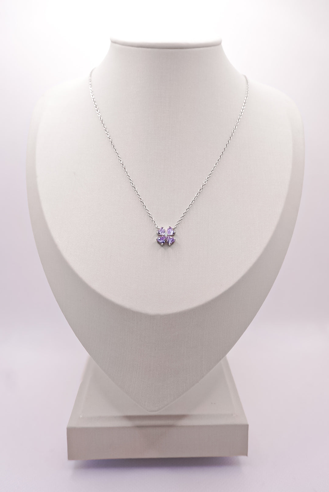 Albion Clover Lavender Necklace