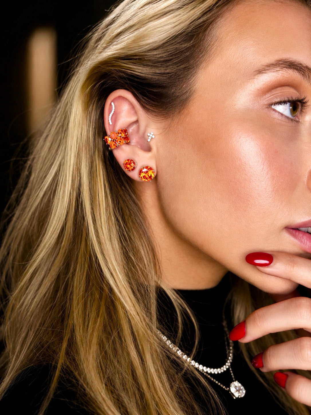 Chelsea Aperol Spritz 5mm Piercing Stud | Lumina