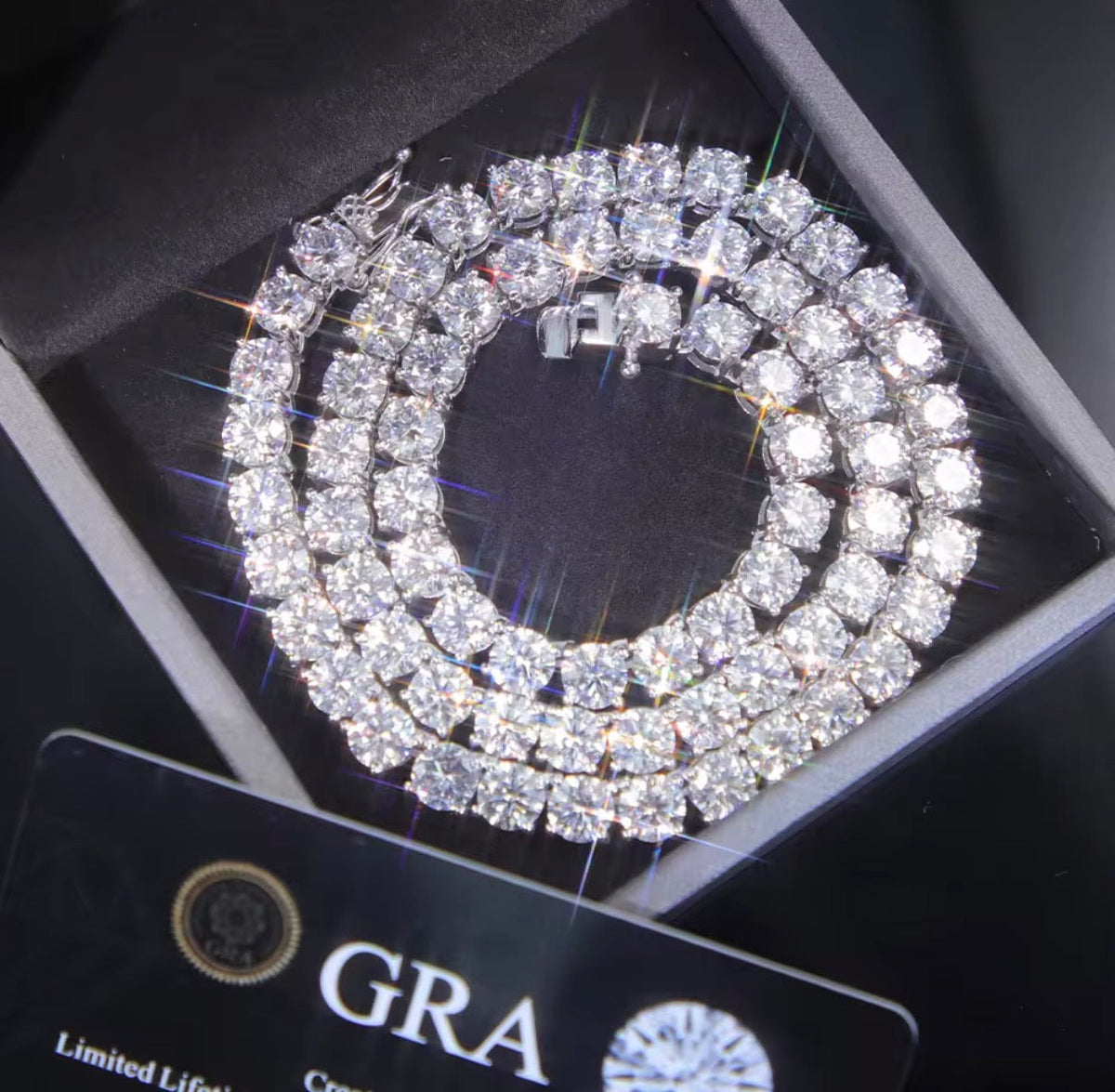 Classic 2.75mm Moissanite Tennis Necklace