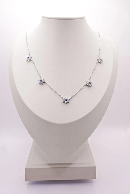 Kew Tanzanite Bloom Chain Necklace