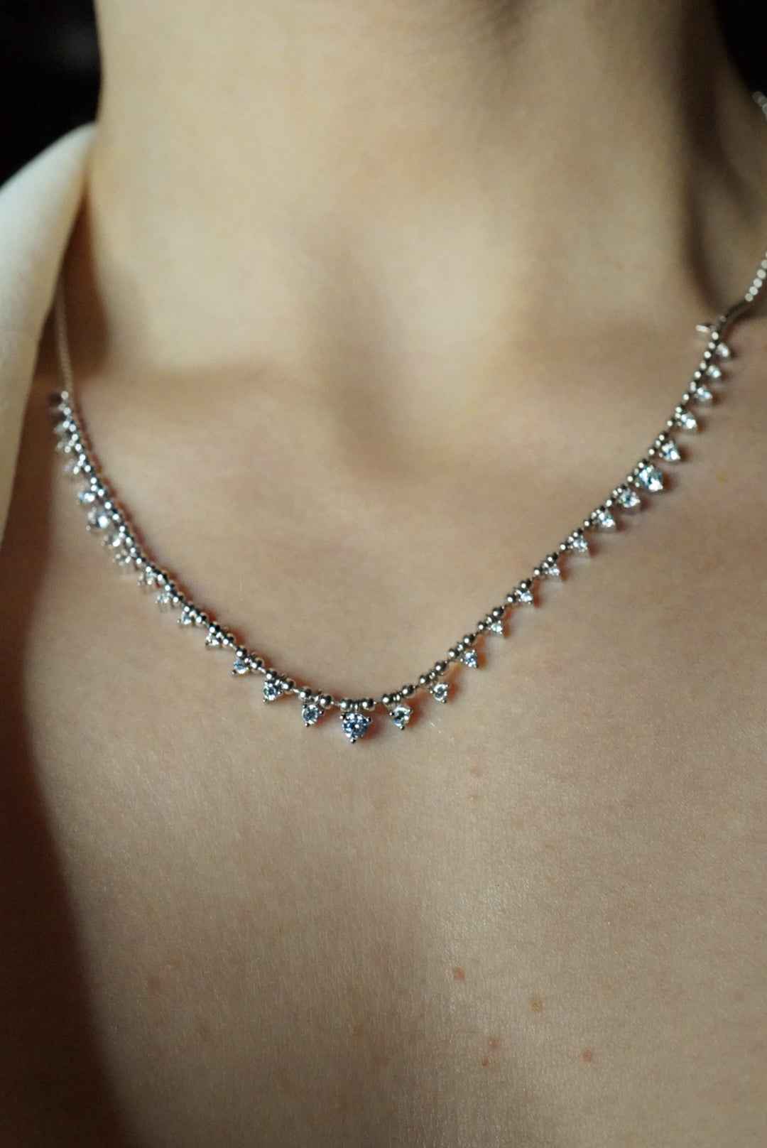 Chelsea Lumière Triangle Necklace