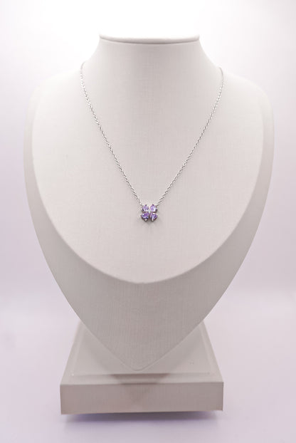 Albion Clover Lavender Necklace