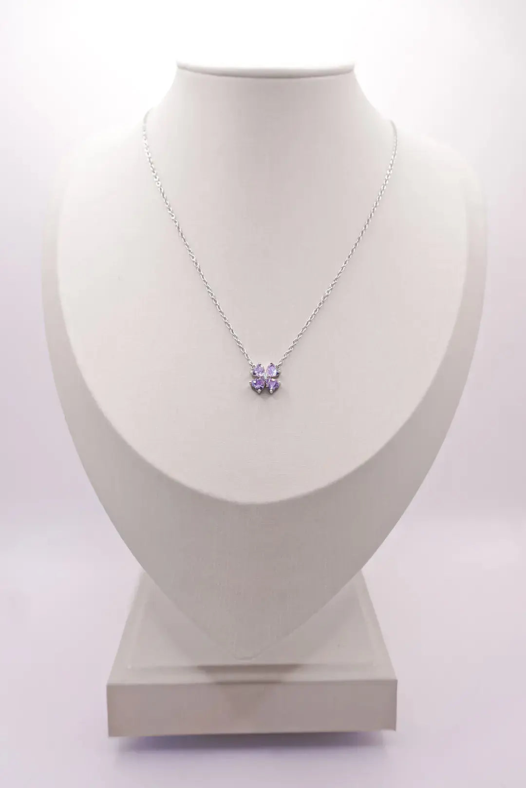 Albion Clover Lavender Necklace