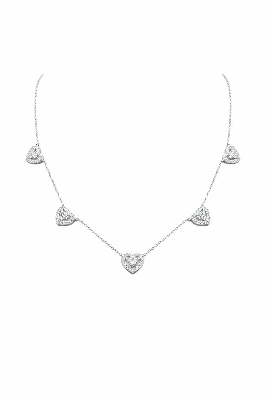 Windsor Five Hearts Necklace