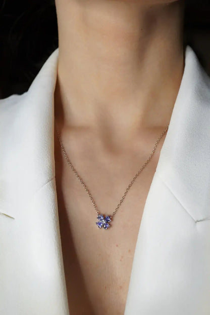 Albion Clover Lavender Necklace