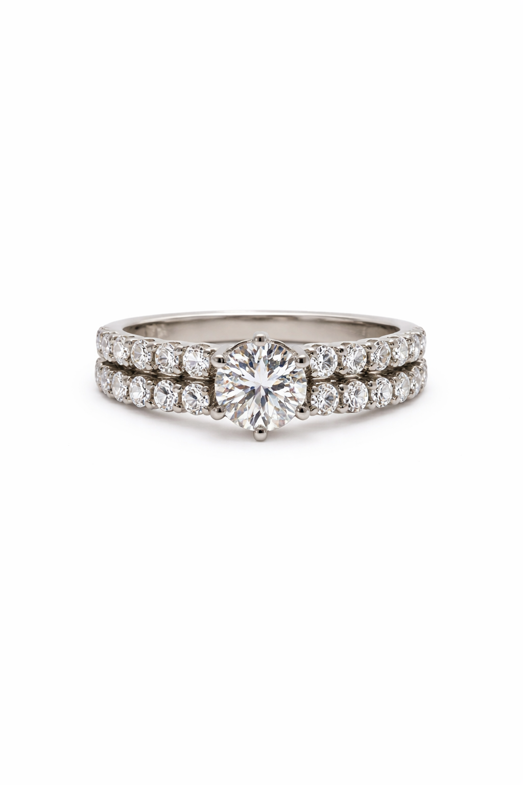 Belgravia Duo Stack Ring - Rubielle London