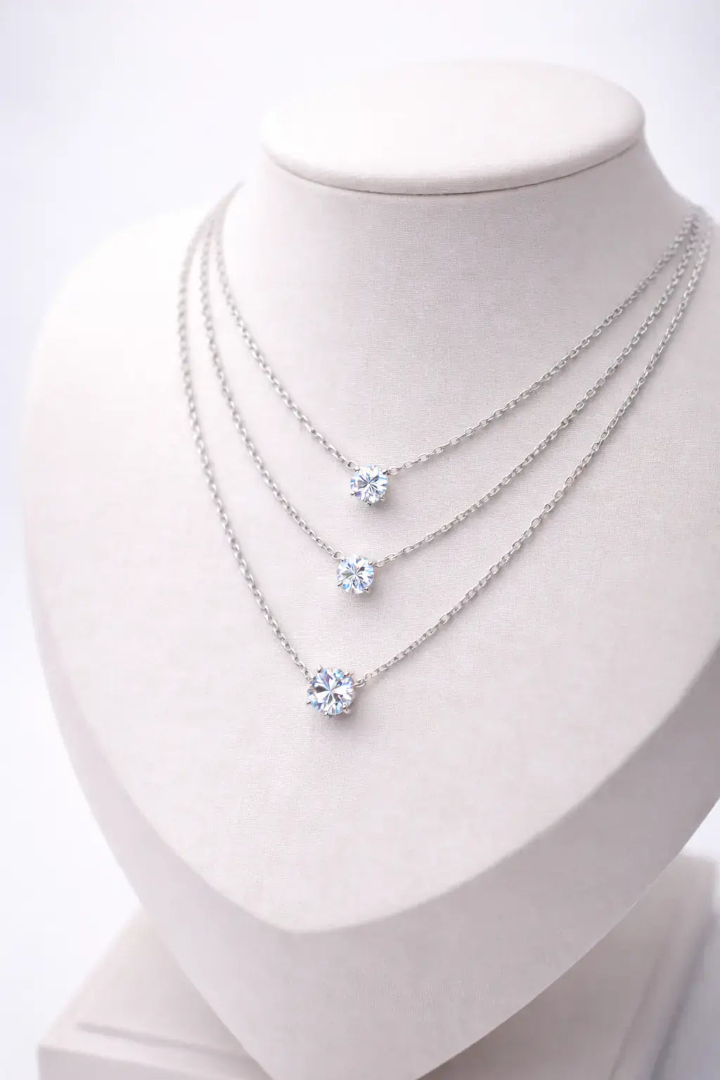 Majesty Moissanite Necklace 6.5mm