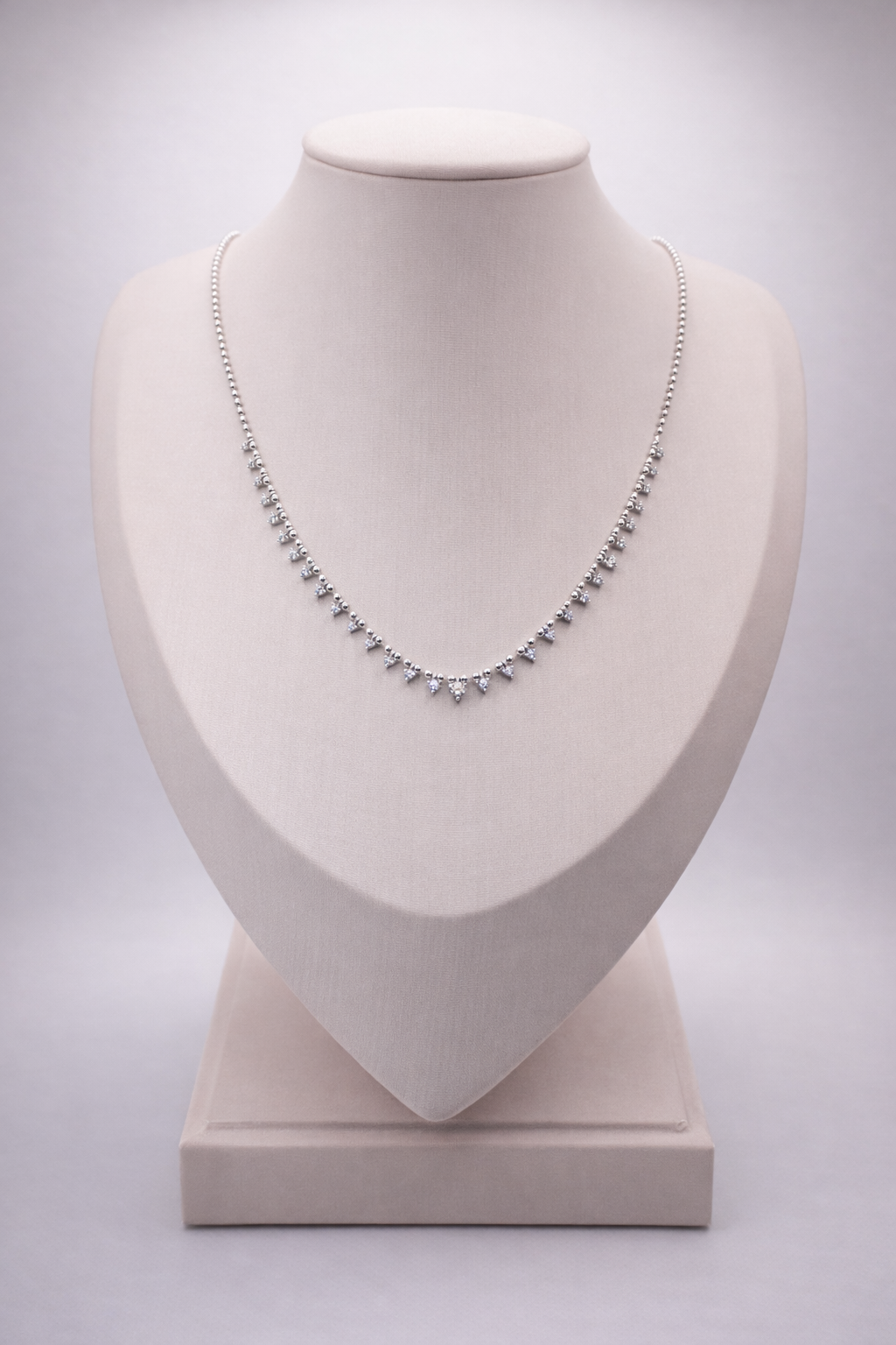 Chelsea Lumière Triangle Necklace - Rubielle London
