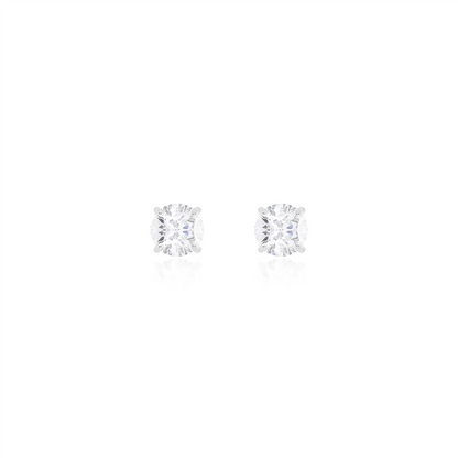 Majesty 10mm Moissanite Solitaire Studs
