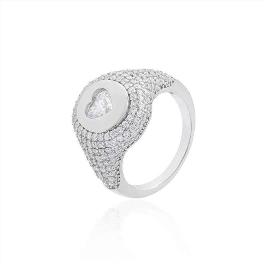Belgravia Heart Moissanite Ring
