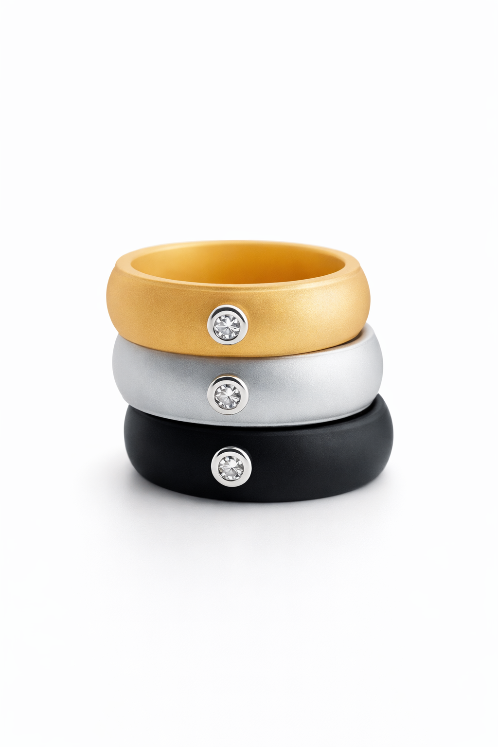 Active Ring  —  Moissanite Silver - Rubielle London