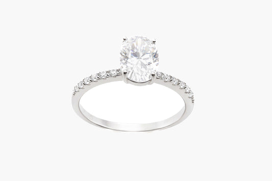 Regency Solitaire Oval Ring