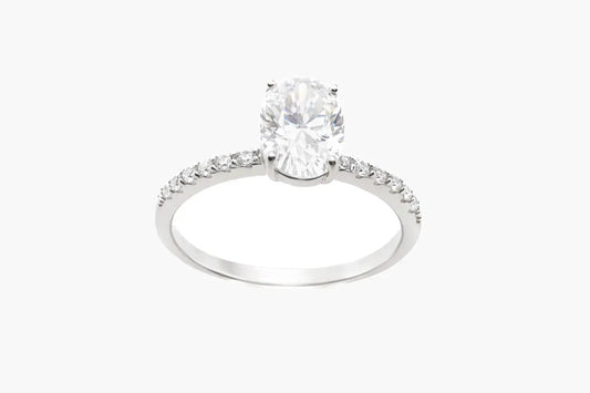 Regency Solitaire Oval Ring