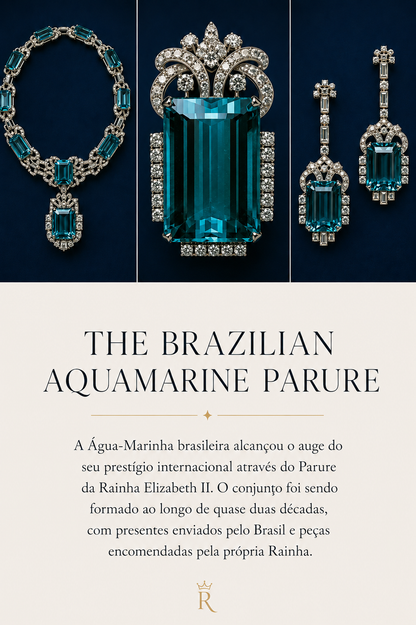 Gaia Soleil Natural Aquamarine Necklace | Moissanite