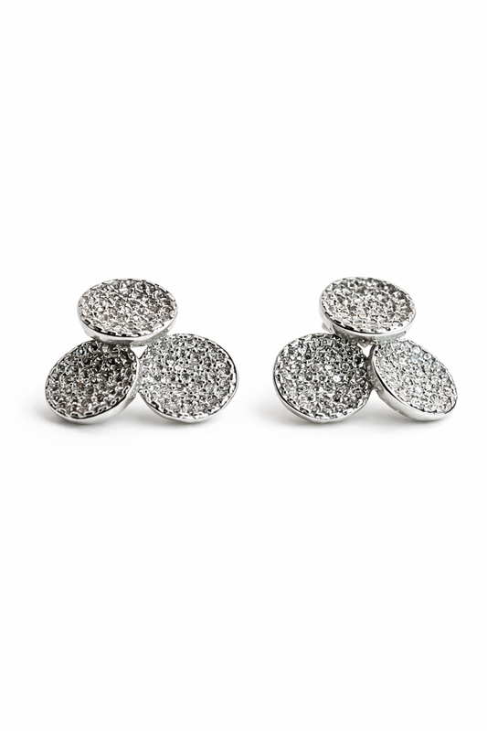 Windsor Triple Dot Stud Earrings