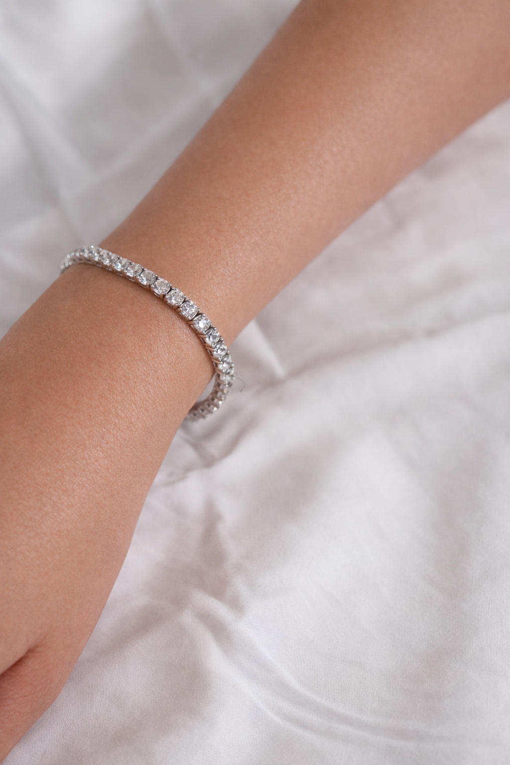 Ascot Classic Tennis Bracelet - Rubielle London