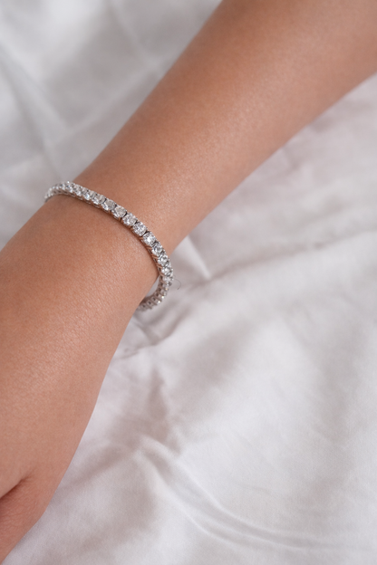 Ascot Classic Tennis Bracelet - Rubielle London