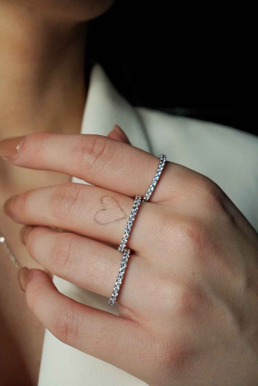 Dynasty Moissanite Ring 2mm