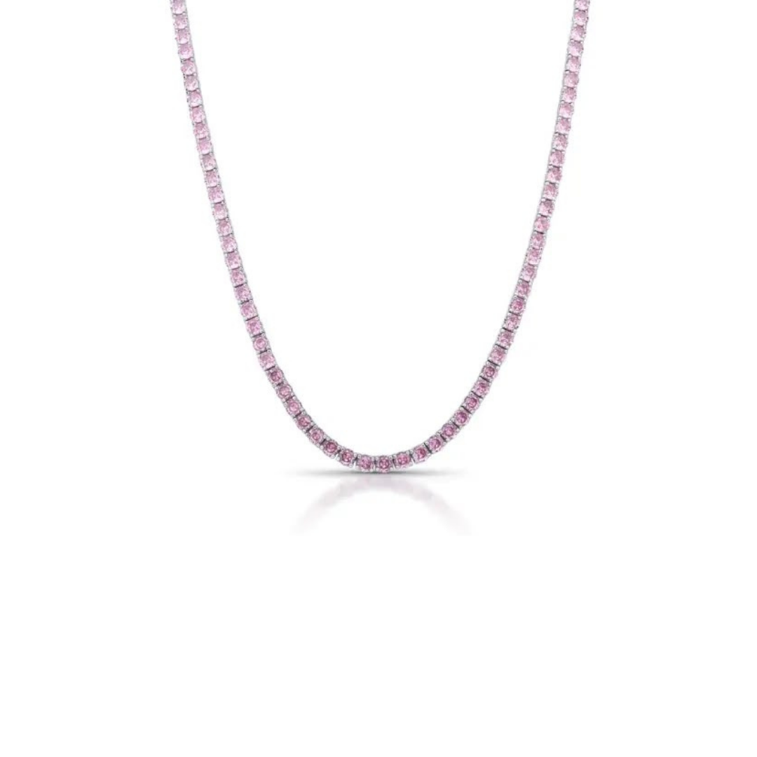Kunzite Inspired Riviera Necklace — 4mm | Lumina