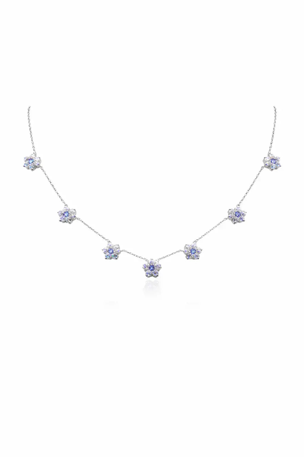 Kew Tanzanite Bloom Chain Necklace