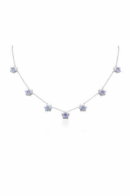 Kew Tanzanite Bloom Chain Necklace