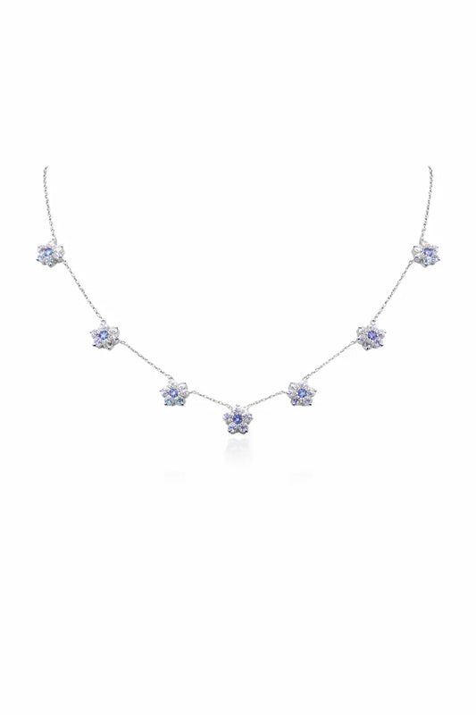 Kew Tanzanite Bloom Chain Necklace
