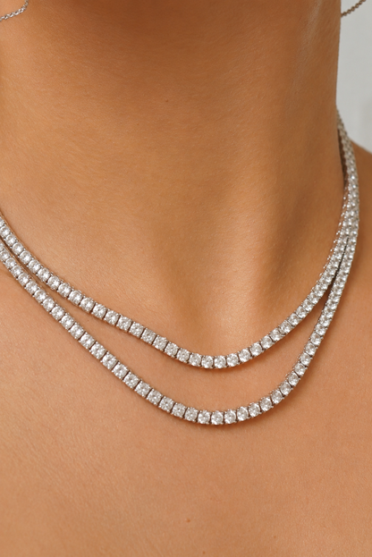 Classic 3mm Tennis Necklace