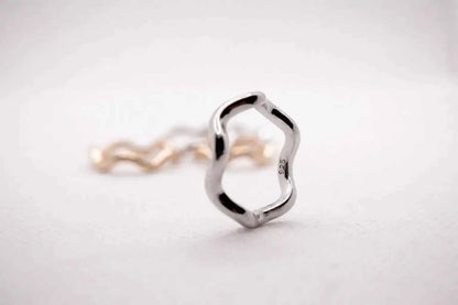 Silver Wave Ring