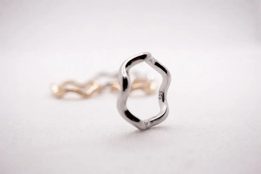 Silver Wave Ring