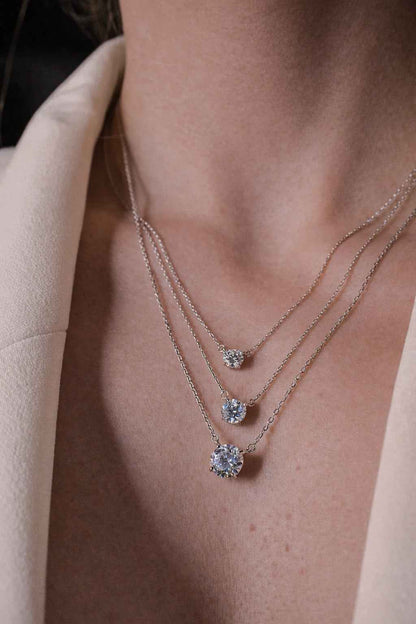 Majesty Moissanite Necklace 8mm