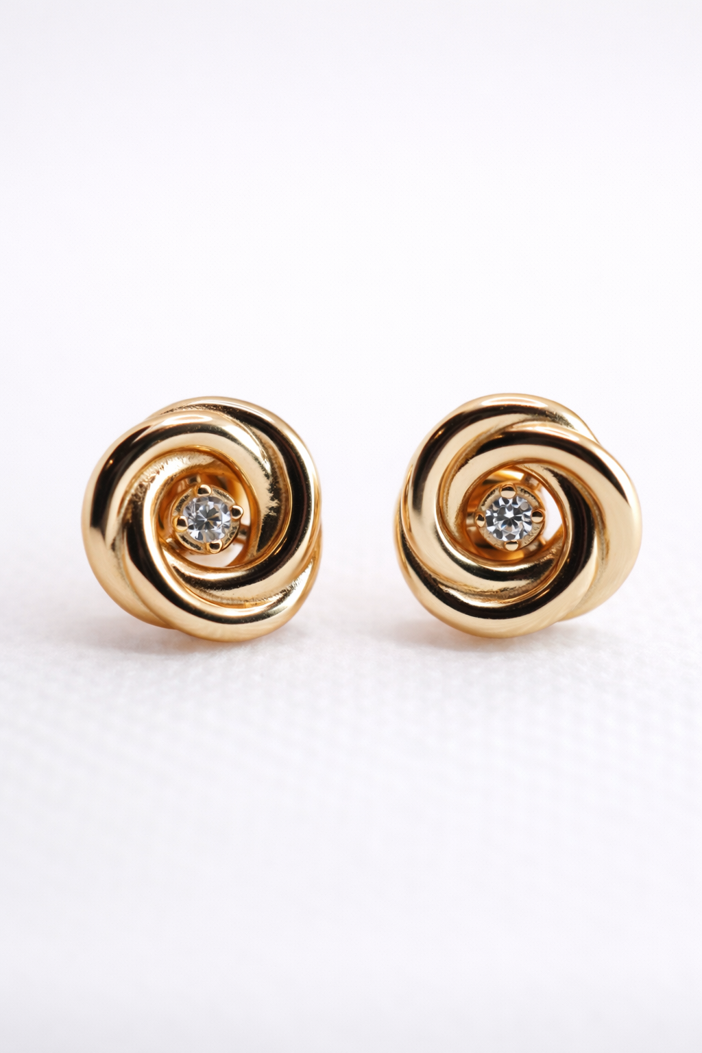 Primrose Gold Flower Earrings - Rubielle London