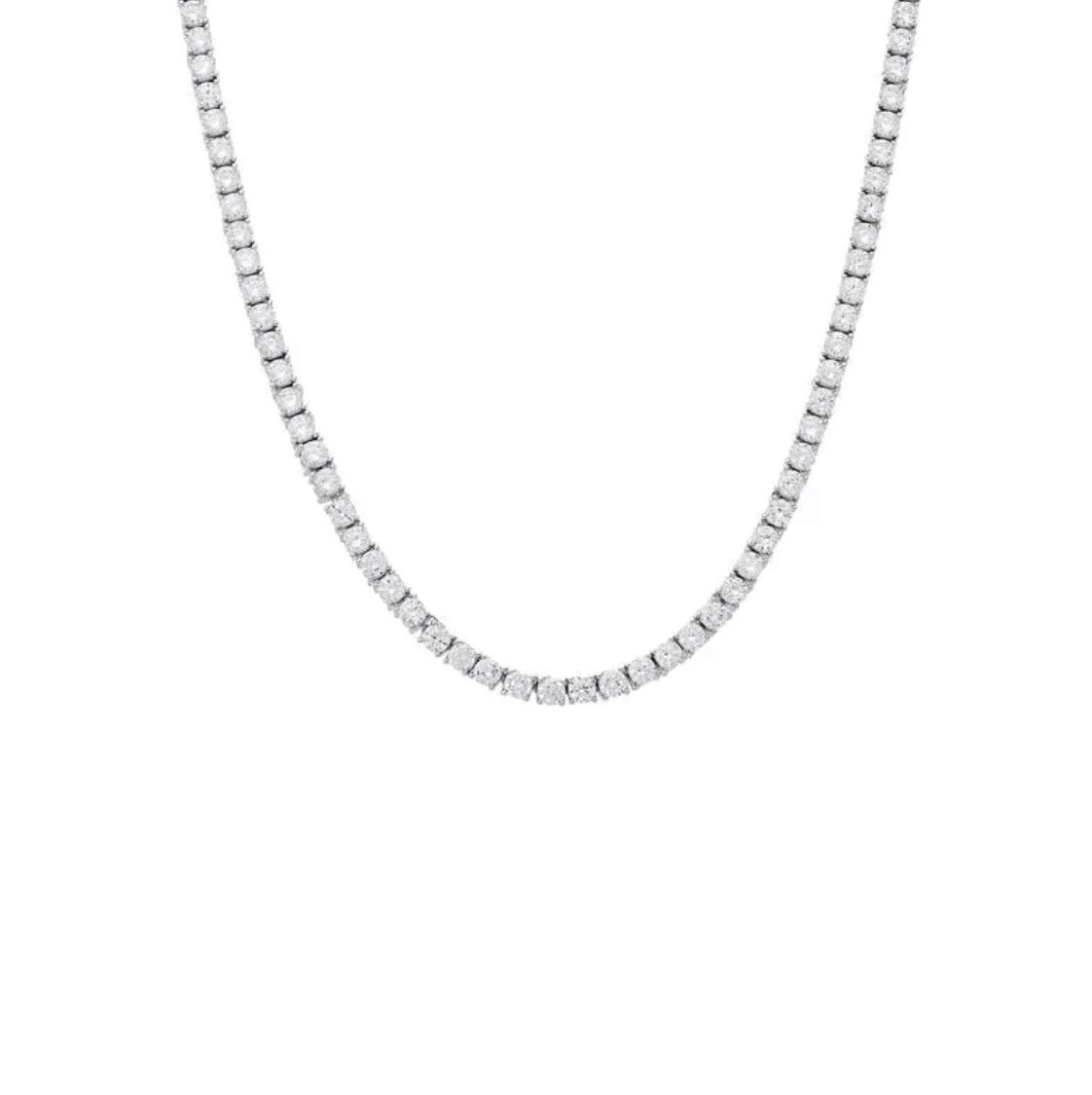 Ascot Tennis Classic Necklace - Rubielle London