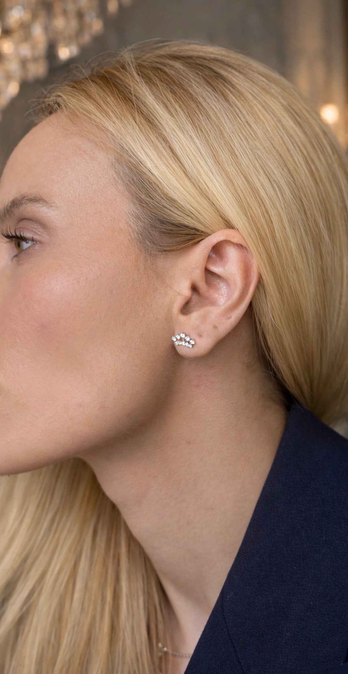 Crown Stud Earrings