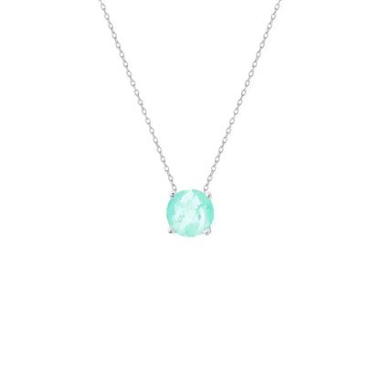 Chelsea Solitaire Colombian Emerald 8mm - Rubielle London