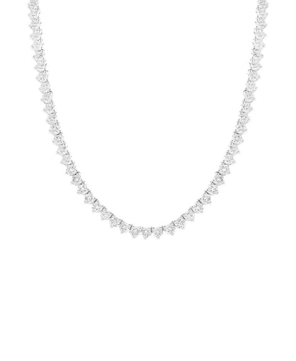 Anne 3mm Moissanite Tennis Necklace