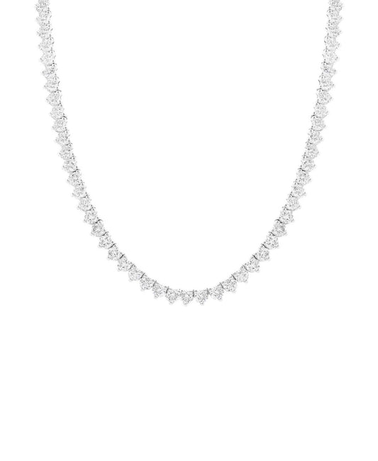 Anne 3mm Moissanite Tennis Necklace