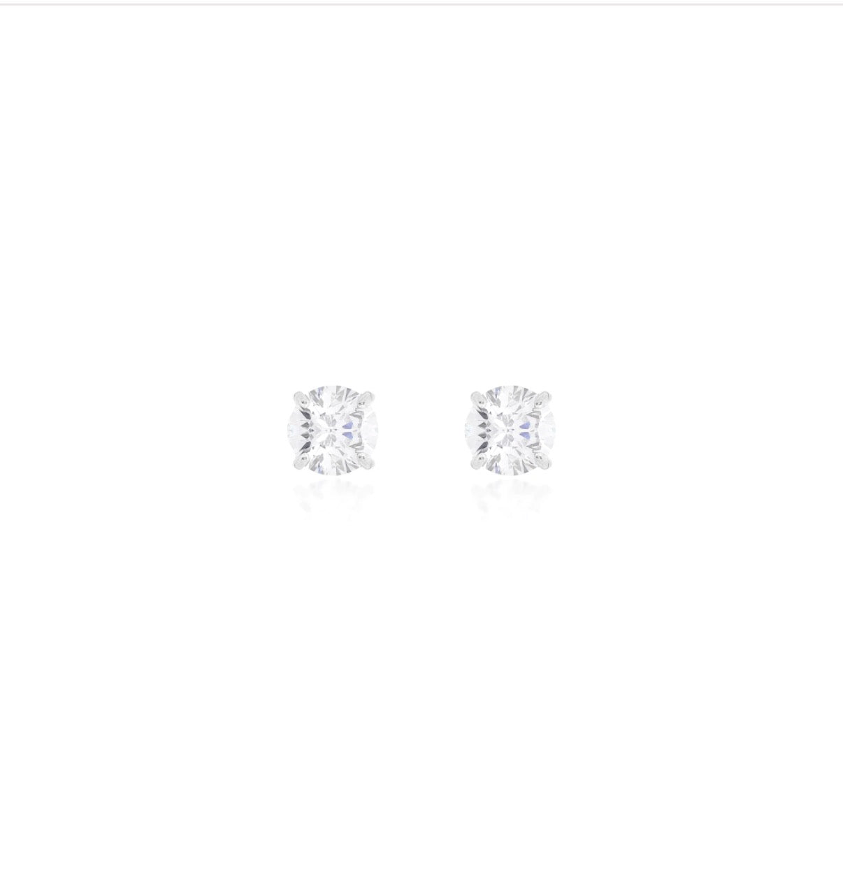 Chelsea Solitaire Stud Earrings 8mm
