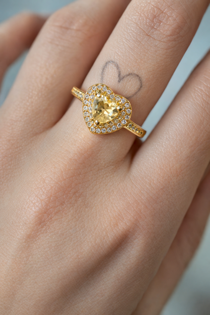 Richmond Ring – Citrine Edition | 18k Gold - Rubielle London