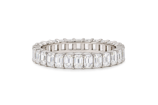 Emerald Cut Eternity Ring | 3mm