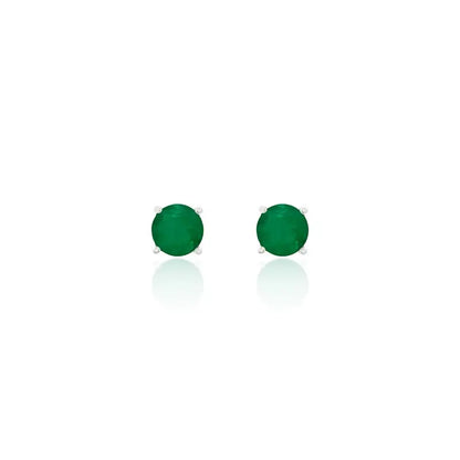 Chelsea 10mm Emerald Fusion Studs