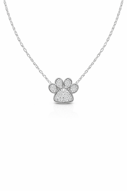 Windsor Paw Necklace - Rubielle London