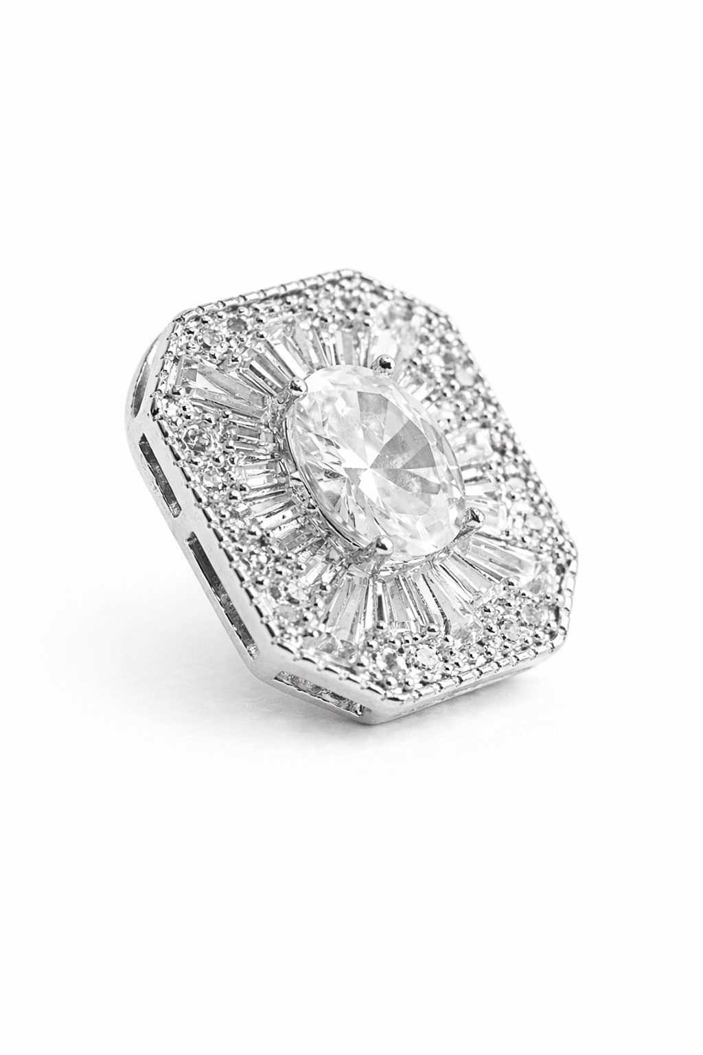 Victoria Crown Stud Earrings - Rubielle London