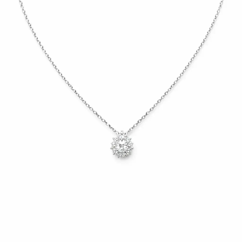Illusione Drop Necklace - Rubielle London