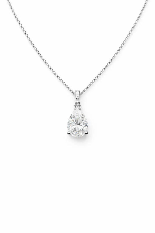 Lumière Teardrop Necklace - Rubielle London