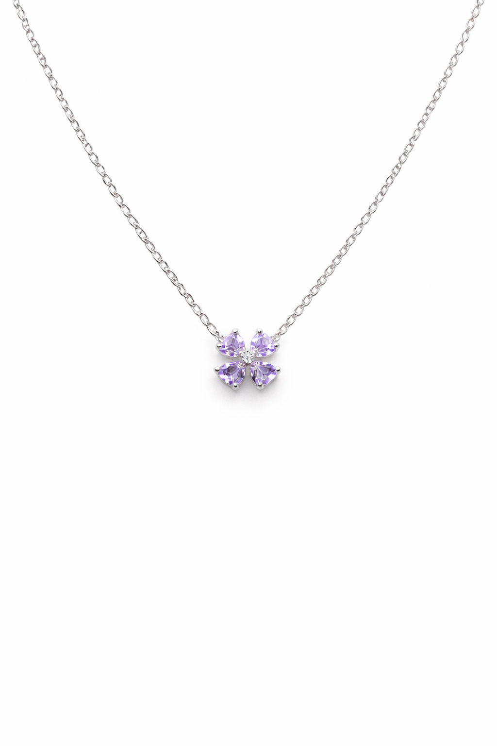 Albion Clover Lavender Necklace
