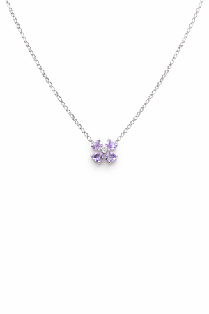 Albion Clover Lavender Necklace
