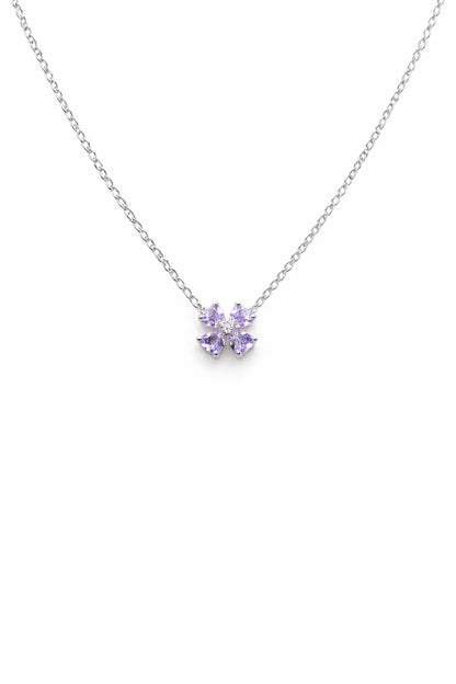 Albion Clover Lavender Necklace