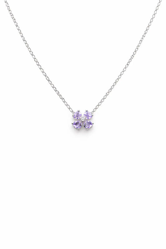 Albion Clover Lavender Necklace