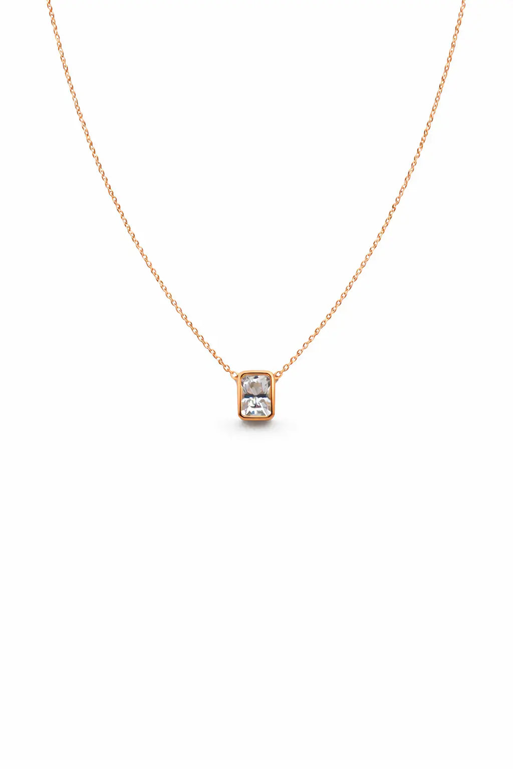 Regalia Moissanite Necklace — 18k Gold