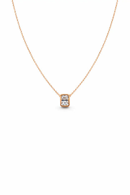 Regalia Moissanite Necklace — 18k Gold